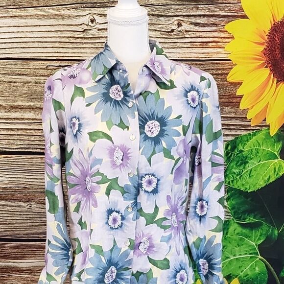 Andrea Vaccaro 100% linen shirt Size  ps - Picture 1 of 5